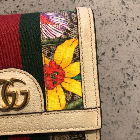 Gucci Ophidia GG Flora Card Case/Wallet rare! - Picture 2 of 15